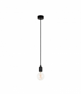 SILICONE Lampa wisząca w stylu skandynawskim E27 max 25W LED Czarny Nowodvorski 6404