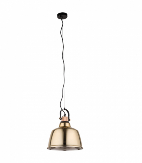 AMALFI L Lampa wisząca w stylu industrialnym E27 max 25W LED Złoty Nowodvorski 8381