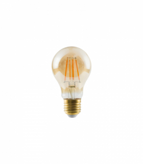 Żarówka VINTAGE LED E27, 6W Lampa LED max 6W 2200K 580lm Transparentny bursztynowy Nowodvorski 10596