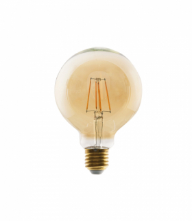 Żarówka VINTAGE LED E27, 6W Lampa LED max 6W 2200K 550lm Transparentny bursztynowy Nowodvorski 10593