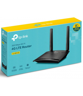 Router SIM 4G LTE, bezprzewodowy, mobilny internet, standard N, 300 Mbs, 1xLAN 100 Mb/s 1xLAN/WAN 100 Mb/s, TP-Link TL-MR100