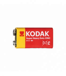 Baterie Kodak Zinc Super Heavy Duty 9V R9, 1 szt. folia 30412781