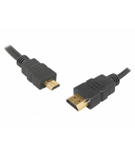 Kabel HDMI-micro HDMI, 3m, V1,4. LEXTON LXHD78