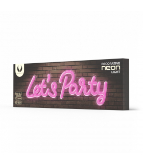 Neon PLEXI LED LET'S PARTY róż FPNE20 TFO Forever Light RTV100436