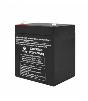 Akumulator bezobsługowy SLA 12V 4.5Ah LX1245CS