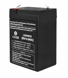 Akumulator bezobsługowy SLA 6V 4.5Ah LX645CS