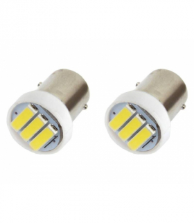 Amio LED Standard White BA9S, 12 V, 7020, 3 x LED, KPL, 2szt. LX01097