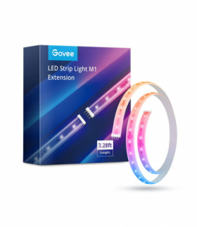 Govee H100E LED Strip Light M1 Extension 1m Przedłużacz paska LED RGBIC+, kompatybilność z Matter GOVEE H100E0D1