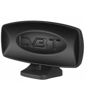 Antena DVB-T DIGITAL pokojowa czarna matowa. LX0819M