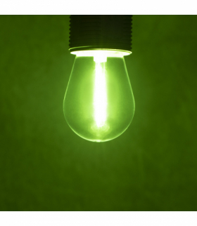 Źródło światła, żarówka LED ST45 LED 0,9W E27-GR Zielona Kanlux 26048