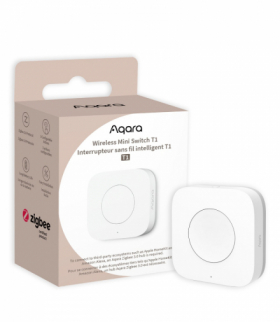 Aqara Wireless Mini Switch T1 Przełącznik bezprzewodowy Biały, 1 przycisk AQARA WB-R02D