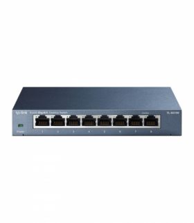 TP-Link TL-SG108 Switch 8x RJ45 1000Mb/s, Desktop, Niezarządzalny TP-LINK TL-SG108