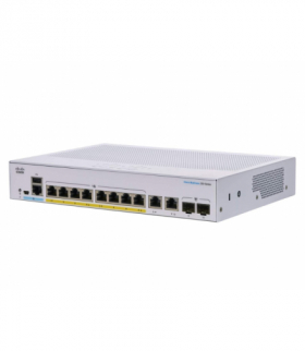 Cisco CBS250-8FP-E-2G Switch 8x RJ45 1000Mb/s PoE, 2x RJ45/SFP Combo, 120W CISCO CBS250-8FP-E-2G-EU