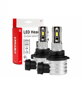 Żarówki samochodowe LED Headlights H-series mimi max 42W HB4 kpl.2szt AMIO 03335
