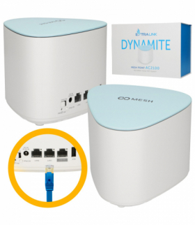 Extralink Dynamite C21 Moduł rozszerzający sieć Mesh AC2100, MU-MIMO, Domowy System Mesh WiFi EXTRALINK EX.17078