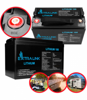 Extralink LiFePO4 100AH Akumulator 12.8V, BMS EXTRALINK EX.30455