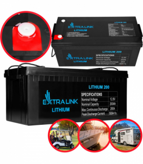 Extralink LiFePO4 200AH Akumulator 12.8V, BMS EXTRALINK EX.30479