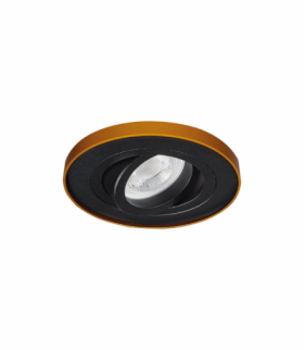 Pierścień oprawy punktowej TINY BORD DTO-B/G czarny / złoty Gx5,3/GU10 Kanlux 37166