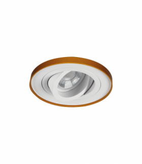 Pierścień oprawy punktowej TINY BORD DTO-W/G biały / złoty Gx5,3/GU10 Kanlux 37168