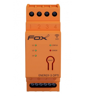 Monitor-licznik zużycia energii 3 fazowy - Energy-3-OPTI-40 Wi-MEF-3-OPT-40 FOX