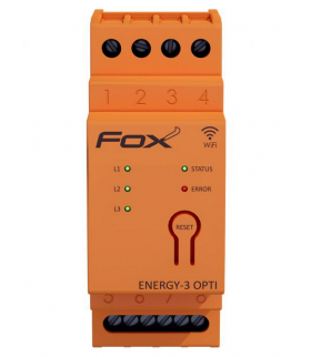 Monitor-licznik zużycia energii 3 fazowy - Energy-3-OPTI-100 Wi-MEF-3-OPT-100 FOX