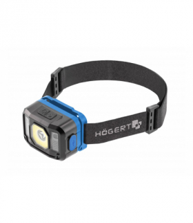 Lampa czołowa LED USB 6 funkcji COB Hogert HT1E422