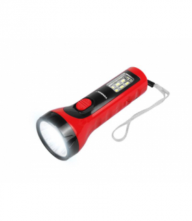 Latarka ręczna TS2228 5-LED+6-LED SMD z akumulatorem 500mAh, czerwona LXTS2228C