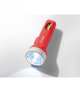 Latarka ręczna TS-2206 1-LED 70lm+1-LED COB 80lm 2xAA, czerwona LXTS2206C