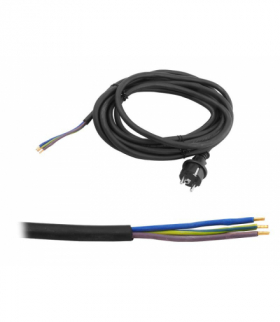 Przewód przyłączeniowy gumowy, kabel zasilający 3x2,5 5m. LXAST248