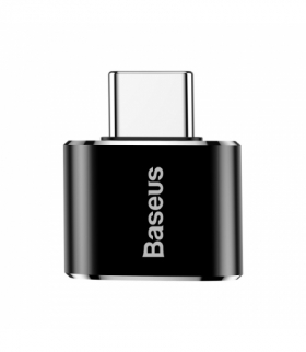 Adapter OTG mini USB - USB-C czarny TFO Baseus BRA012984
