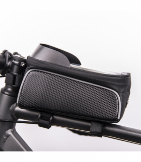 Wodoodporna torba rowerowa z osłoniętym uchwytem na telefon Model02 czarna TFO OEM100511