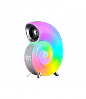 Lampa LED RGB z wyświetlaczem LCD, głośnik Bluetooth, USB,TF,USB-C ,zegar,akumlator LXN71BT