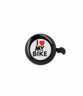 Dzwonek do roweru I love my bike czarny TFO BIKE00022