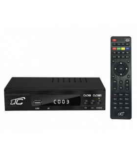 Tuner DVB-T-2 LTC TV naziemnej DVB505 z pilotem programowalnym H.265 LTC LXDVB505