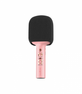 Maxlife mikrofon z głośnikiem Bluetooth MXBM-600 różowy TFO OEM0200494