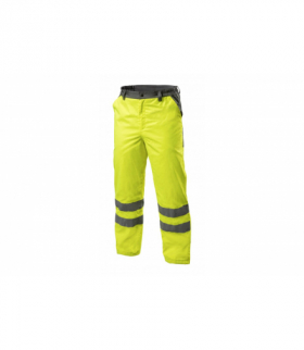 JADE spodnie ostrzegawcze ocieplane żółty 3XL (58) Hogert HT5K334-3XL