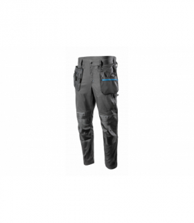 WURNITZ spodnie ochronne elastyczne ciemnoszare 2XL (56) Hogert HT5K809-2XL
