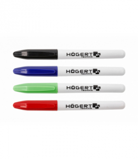 Markery permanentne, 4 szt. mix kolorów Hogert HT3B781