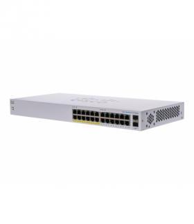 Cisco CBS110-24PP Switch 24x RJ45 1000Mb/s, 12x PoE, Desktop, Rack, Niezarządzalny, 100W CISCO CBS110-24PP-EU