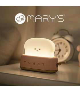 MARY'S LAMPKA NOCNA LED TOSTER Różowa Bezprzewodowa
