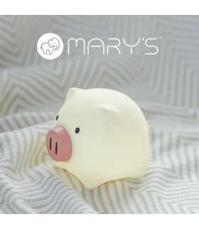 MARY'S LAMPKA NOCNA LED ŚWINKA Bezprzewodowa z regulacją barwy światła