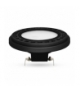 Żarówka AR111-LED, 12W, barwa światła ciepła biała, obudowa w kolorze czarnym, klosz mleczny, kąt rozsyłu światła 120°