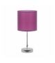 Lampka stołowa biurkowa nocna AGNES E14 purpurowa 03148