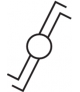Łącznik 2-klawiszowy 2-kr uniwersalny (schodowy), mechanizm, zaciski śrubowe one.platform