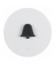 R.1/R.3 Klawisz z soczewką i wypukłym symbolem "dzwonek" biały, połysk Berker 16512089