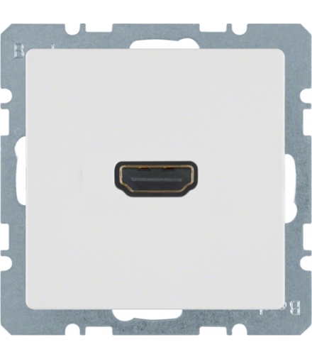 Q.x Gniazdo HDMI, biały, aksamit Berker 3315426089
