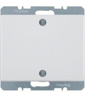 Arsys Zaślepka z elementem centralnym i mocowaniem na śruby, biały Berker 10450169