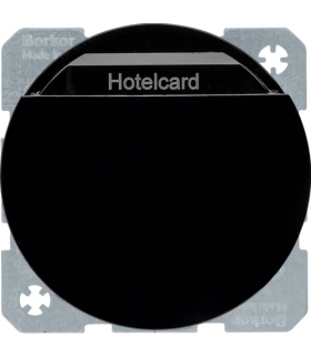 R.1/R.3 Łącznik przekaźnikowy na kartę hotelową, czarny Berker 16402045