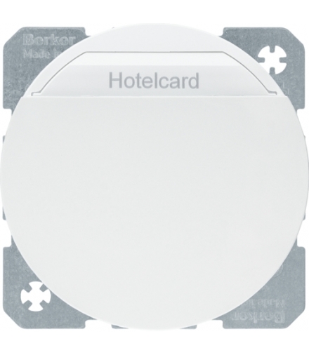 R.1/R.3 Łącznik przekaźnikowy na kartę hotelową, biały Berker 16402089