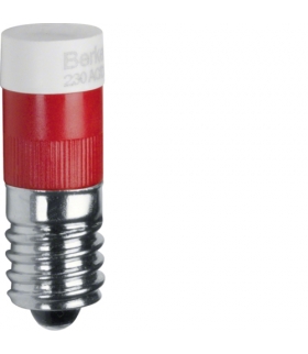 Akcesoria osprzęt Żarówka LED E10, czerwony Berker 167801